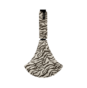 Preview: Toddler Carrier Zebra Print Brown